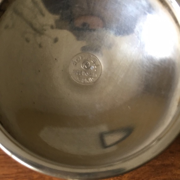 ROMA S.L. Silver Plated Wine Goblets Grape Leaf Motif Made in Spain ( Set of 3 ) - Picture 8 of 13